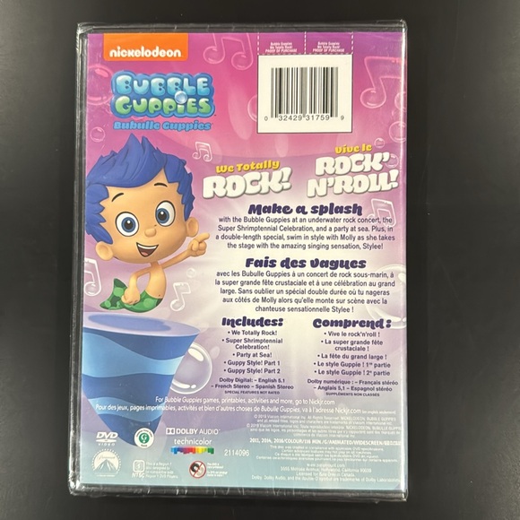 NEW: Bubble Guppies: We Totally Rock! - DVD - Picture 2 of 3
